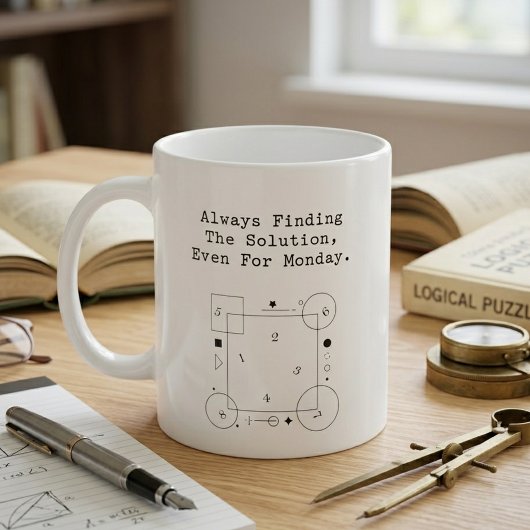 Mug Lundi Solutions Mathématiques | Esprit de Résoluti