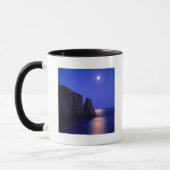 Mug Lune À Dusk | Côte Gaspe de Perce Rock Québec (Gauche)
