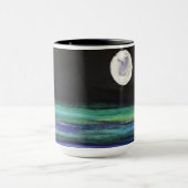 Mug Lune au-dessus de l'eau - illustration - noir (Centre)