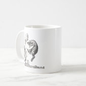 Mug Lune céleste ciel Univers Dieu Nuit Illustration (Devant gauche)