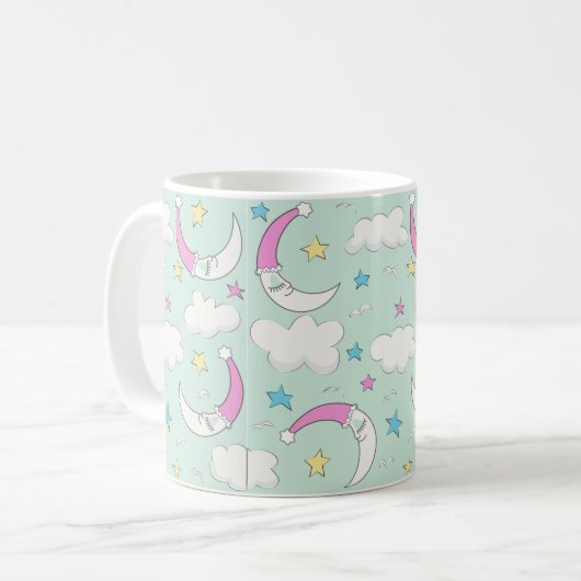 Mug Lune couchée (Devant gauche)