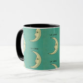 Mug Lune de croissant vintage (Devant gauche)