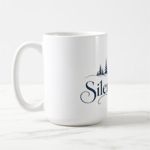 Mug Lune de Noël et Sapins Nuit Silencieuse