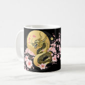 Mug Lune d'or Sakura Dragon (Devant gauche)