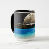 Mug Lune Et Plage (Devant gauche)