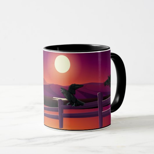Mug Lune et Ravens (Devant droit)