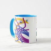 Mug Lune et soleils (Devant gauche)