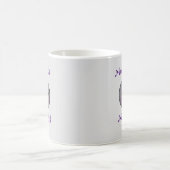 Mug Lune face ruban violet lupus (Centre)