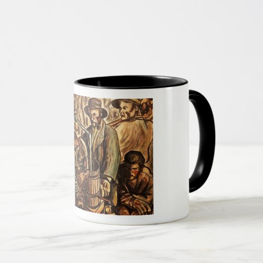 Mug Lune faisant blanc éclair Whiskey Liqueur (Devant droit)