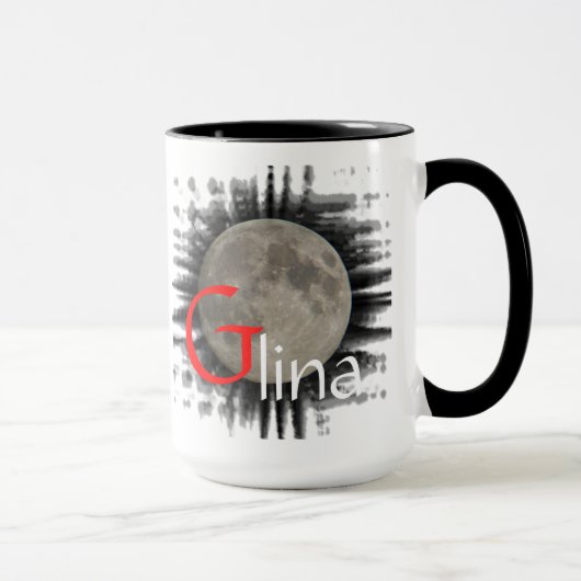 Mug Lune, lune, lune, luna, Glina, Moon (Droite)