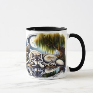 Mug Lune Sérénité Un Loup Slumpteur