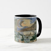Mug Lune sur Barcelone par Walter Gramatte (Devant droit)