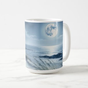 Mug Lune sur mer calme