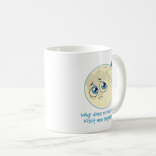 Mug Lune triste (Devant droit)