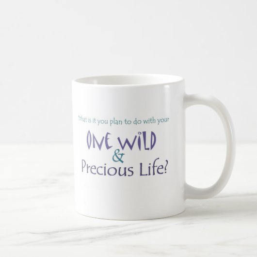 Mug L'une vie sauvage et précieuse (Droite)