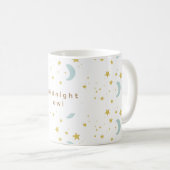 Mug lunes de cheville de minuit et étoiles personnalis (Devant droit)