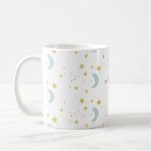 Mug lunes de cheville de minuit et étoiles personnalis (Gauche)