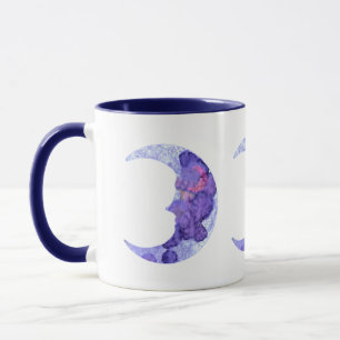 Mug Lunes de croissant peintes