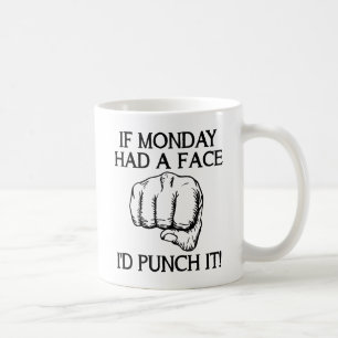 Mug Lunette drôle de Lundi frapper