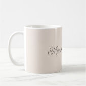 Mug Lunettes de chat blanc crème (Gauche)