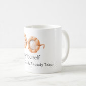 Mug Lunettes de citrouille Soyez vous-même (Devant droit)