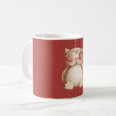 Mug Lunettes de fraise Hibou (Devant gauche)