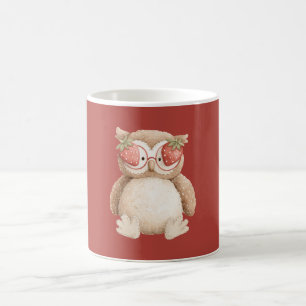 Mug Lunettes de fraise Hibou