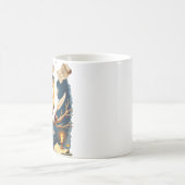 Mug Lunettes de hibou Dark Academia Pot de stylo encre (Centre)