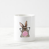 Mug Lunettes de lapin mignon Bubble Gum Jour de Pâques (Centre)