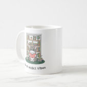 Mug Lunettes de lecture pour chat mignon Café Étagère (Devant gauche)