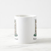 Mug Lunettes de lecture pour chat mignon Café Étagère (Centre)