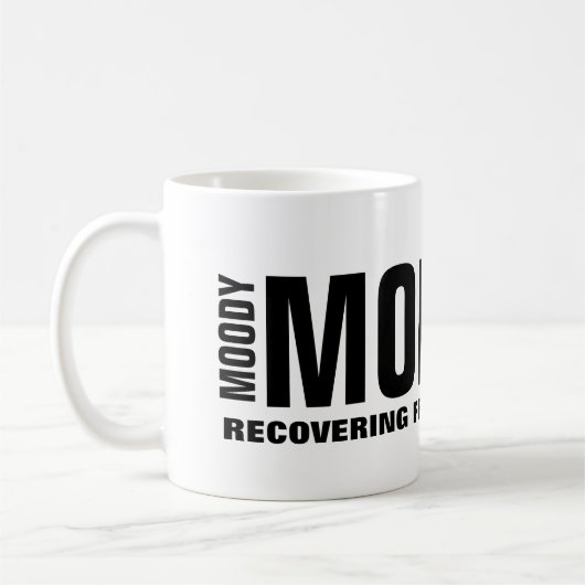 Mug Lunettes de lundi drôle de bureau (Gauche)