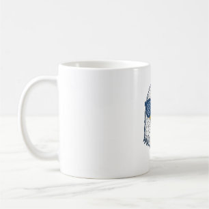 Mug Lunettes de soleil aigle patriotique dessin vector