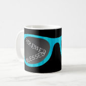 Mug lunettes de soleil amusantes avec une citation hum (Devant gauche)