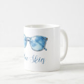 Mug Lunettes de soleil Blue Skies (Devant droit)