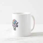 Mug Lunettes de soleil cool Giraffe Casques Giraffes (Devant droit)