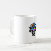 Mug Lunettes de soleil cool Giraffe Casques Giraffes (Devant gauche)