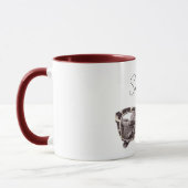 Mug Lunettes de soleil crème marron (Gauche)