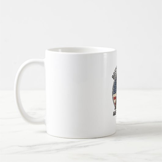 Mug Lunettes de soleil drapeau américain classique de (Gauche)