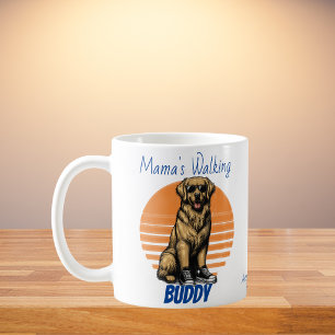 Mug Lunettes de soleil drôles de Golden Retriever Brow