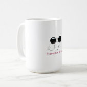 Mug Lunettes de soleil et Branches intemporelles (Devant gauche)