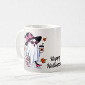 Mug Lunettes de soleil Halloween mignonne sorcière élé (Devant gauche)