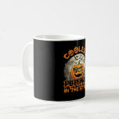 Mug Lunettes de soleil hallowen effrayantes de champ d (Devant gauche)