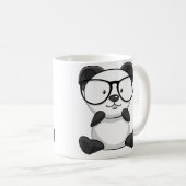 Mug Lunettes de soleil Panda Thème amateur de Panda (Devant droit)