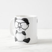 Mug Lunettes de soleil Panda Thème amateur de Panda (Devant gauche)