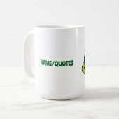 Mug Lunettes de soleil pastèque cool graphisme de dess (Devant gauche)