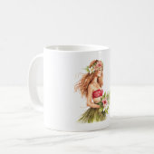 Mug Lunettes de soleil tropicales à l'ananas (Devant gauche)