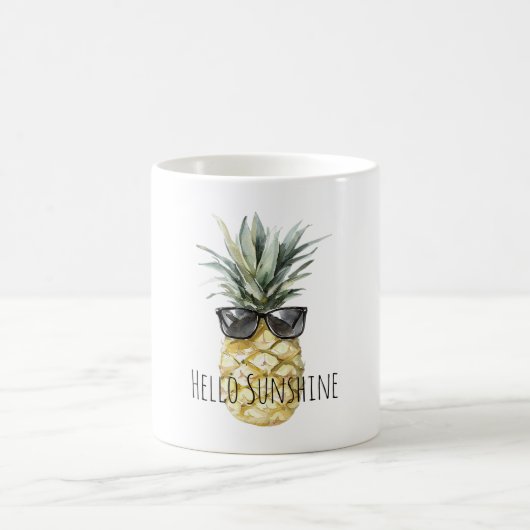 Mug Lunettes de soleil tropicales Pineapple Sunshine (Centre)