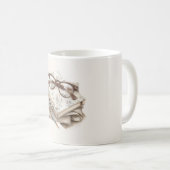 Mug Lunettes Journal Floral (Devant droit)