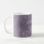 Mug Lunettes Purple Sparkle Brown Cool Cat   (Gauche)